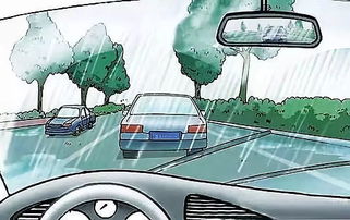 雨雾天气驾驶客车行驶要与前车保持比平常更大的安全
