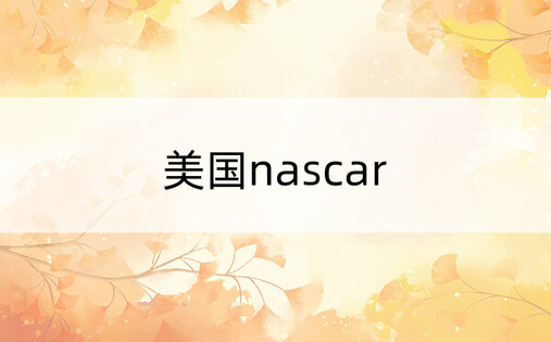 美国nascar