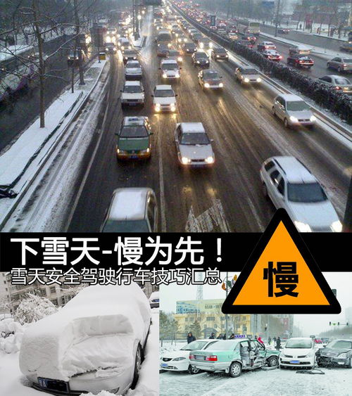 雪天行车应对办法